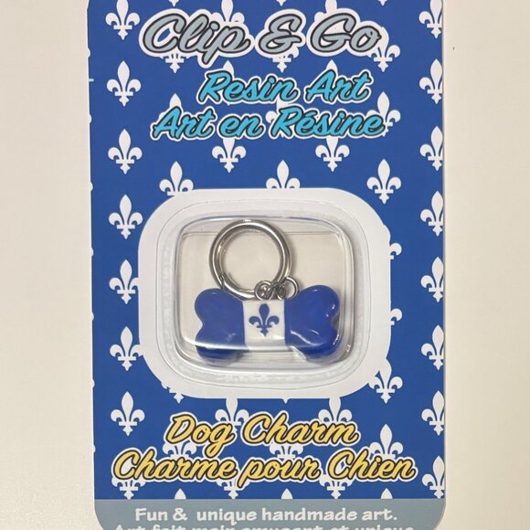 NEW CUSTOM HANDMADE "CLIP & GO" Resin Art DOG CHARMS - Picture 6 of 11